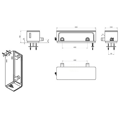Гидравлическая стрелка Buderus WHY 120/80, 5м3/ч