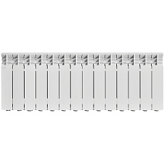 Алюминиевый секционный радиатор отопления Stout Gamma 350 / 14 секций