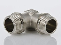 Угольник VALTEC 1/2 наружная резьба, 90 градусов, никелированная латунь