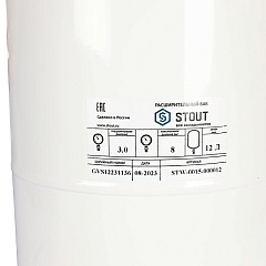 Расширительный бак Stout мембранный, 12 л, для системы горячего водоснабжения