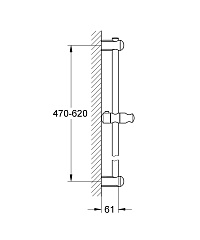 Душевая штанга Grohe Euphoria 27499000