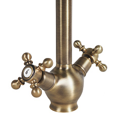 Смеситель для кухни IDDIS SAM, бронза, на мойку