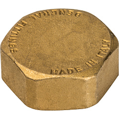 Заглушка Stout внутренняя резьба 1, латунь