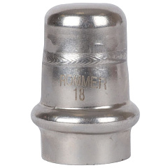 Заглушка Rommer ВПр, 18, нержавеющая сталь