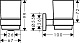 Стакан с держателем Hansgrohe Logis Universal 41718000