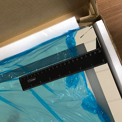 Зеркало AM.PM GEM M91AMOX1003WG (небольшая трещина на зеркале справа в верхнем углу)