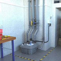 Канализационная насосная станция SFA SANICUBIC 1 VX