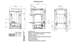 Напольный газовый котел отопления Ferroli PEGASUS D 32