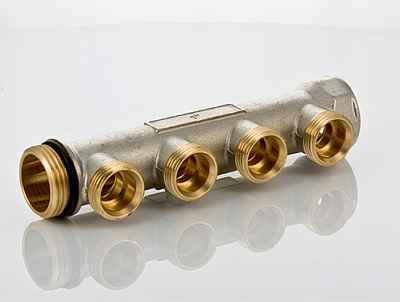 Коллектор VALTEC 1х3 вых. Евроконус 3/4