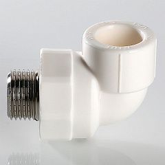 Угольник полипропиленовый VALTEC 40х1 дюйм наружная резьба