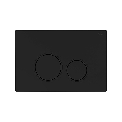 Комплект инсталляции РЕХАУ NOVAFLOW с панелью смыва NOVA ORB 001 круглые клавиши, пластик, черный, матовый (19101071001)