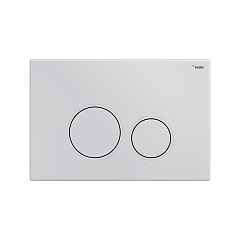 Комплект инсталляции РЕХАУ NOVAFLOW с панелью смыва NOVA ORB 001 круглые клавиши, пластик, белый, глянцевый (19101051001)