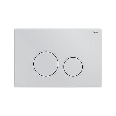 Комплект инсталляции РЕХАУ NOVAFLOW с панелью смыва NOVA ORB 001 круглые клавиши, пластик, белый, глянцевый (19101051001)