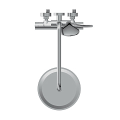 Душевая система Cersanit BRASKO (смеситель термостатический) 3 режима шланг 150 металл