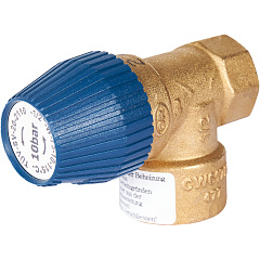 Клапан предохранительный Stout для систем водоснабжения 10 бар 1/2 дюйма x 3/4 дюйма