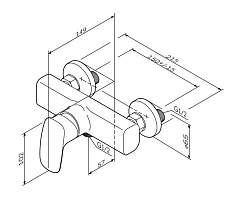 Смеситель для душа AM.PM Spirit 2.1 F71A20000