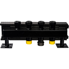 Коллектор Stout стальной распределительный 2 отопительных контура. В теплоизоляции DN 32, SDG-0016-005002