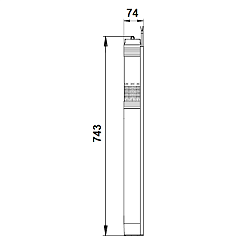 Скважинный насос Grundfos SQ 5-25