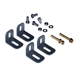 Монтажный комплект Акватек к стене для инсталляций (угловой монтаж) 75 -105 мм (комплект 2 шт.)