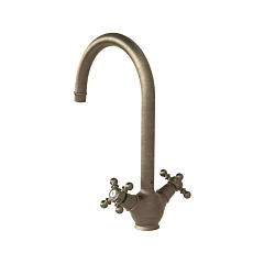 Смеситель для кухни IDDIS SAM, бронза, на мойку