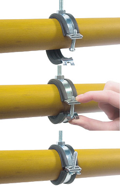 Хомут Walraven BISMAT Flash с вкладышем EPDM, 15-18 мм, M8