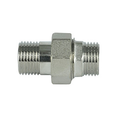 Сгон Valfex никелированный разъемный прямой (американка) НР-НР 1/2