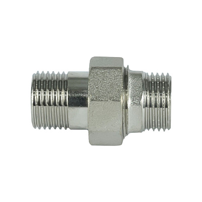 Сгон Valfex никелированный разъемный прямой (американка) НР-НР 1/2