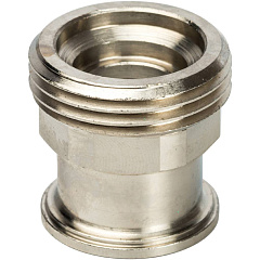 Разъемное соединение Stout с плоским уплотнением, никелированное 3/4, SDG-0019-010020