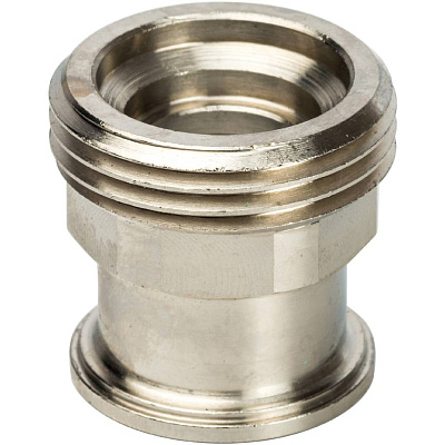 Разъемное соединение Stout с плоским уплотнением, никелированное 3/4, SDG-0019-010020