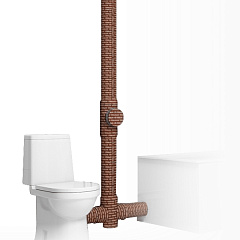 Шумоизоляция канализационных труб Tonlos PIPE, комплект на трубу до 3 метров