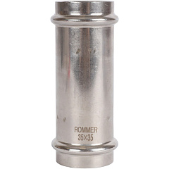 Муфта Rommer надвижная 35, ВПр, нержавеющая сталь