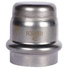Заглушка Rommer ВПр, 42, нержавеющая сталь