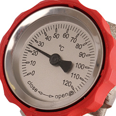 Насосная группа с 3-х ходовым приводным смесителем Rommer 1 без насоса, RDG-0003-002501