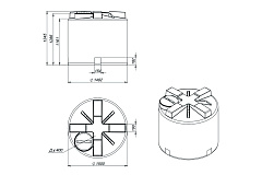 Емкость ЭкоПром T 2000 литров