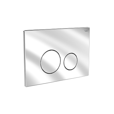 Панель смыва РЕХАУ NOVA ORB STEEL круглые клавиши, нержавеющая сталь, цвет нержавеющая сталь, глянец (19102611001)