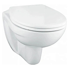 Комплект инсталляции Grohe Solido Compact 4 в 1 с подвесным унитазом Lecico Perth и панелью смыва Skate Air, белый (39116000)