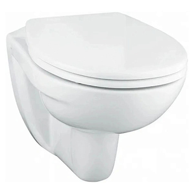 Комплект инсталляции Grohe Solido Compact 4 в 1 с подвесным унитазом Lecico Perth и панелью смыва Skate Air, белый (39116000)