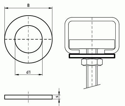 Шайба Walraven BIS WM0-35 8,4х25 мм, М8