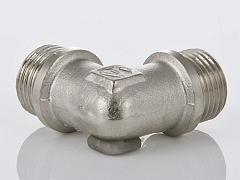 Угольник VALTEC 1/2 наружная резьба, 90 градусов, никелированная латунь