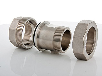 Сгон VALTEC разъемный 1/2 внутренняя-наружная резьба, никелированная латунь