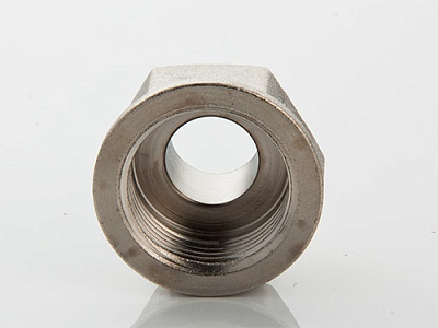 Переходник VALTEC 3/8 х 1/4 внутренняя-наружная резьба, никелированная латунь