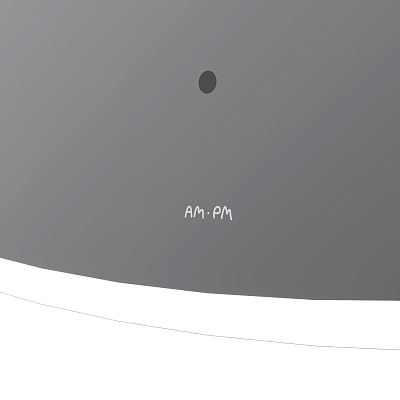 Зеркало настенное AM.PM Func с контурной LED-подсветкой, ИК сенсором и косметическим зеркалом, 100 см