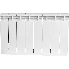 Биметаллический секционный радиатор отопления Stout Alpha 350 / 8 секций