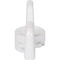 Ручка-бабочка Stout для полнопроходных шаровых кранов 1/2 и 3/4 дюйма, белая