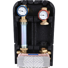 Насосная группа Stout с теплообменником 18 пластин, без насоса