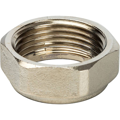 Разъемное соединение Stout с плоским уплотнением, никелированное 3/4, SDG-0019-010020