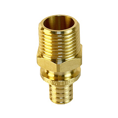 Соединитель Valfex надвижной с переходом на НР для труб РЕ-Х и PE-RT 16(2,2) х 1/2 дюйма