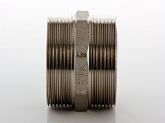 Ниппель VALTEC 1/2 наружная резьба, никелированная латунь