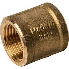Муфта Stout внутренняя резьба 1, латунь