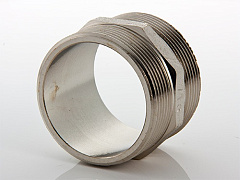 Ниппель VALTEC 1/2 наружная резьба, никелированная латунь